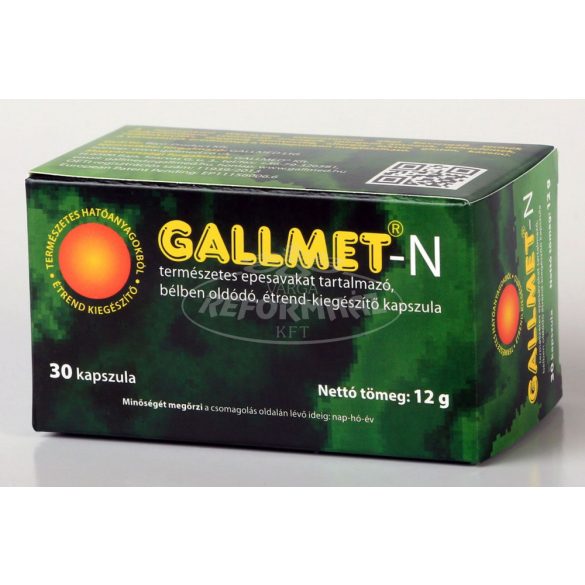 Gallmet-N természetes epesav kapszula 30x