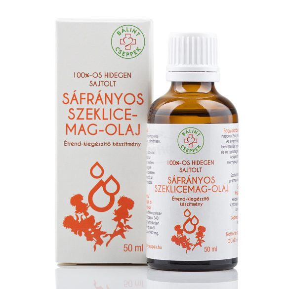 Bálint cseppek 100% Sáfrányos szeklicemag-olaj 50ml