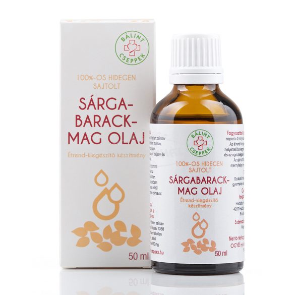 Bálint cseppek 100% Sárgabarackmag-olaj 50ml