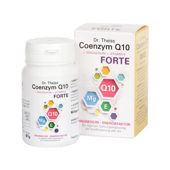 Dr Theiss Coenzym Q10 + Magnézium+E vitamin Forte kapsz. 60x