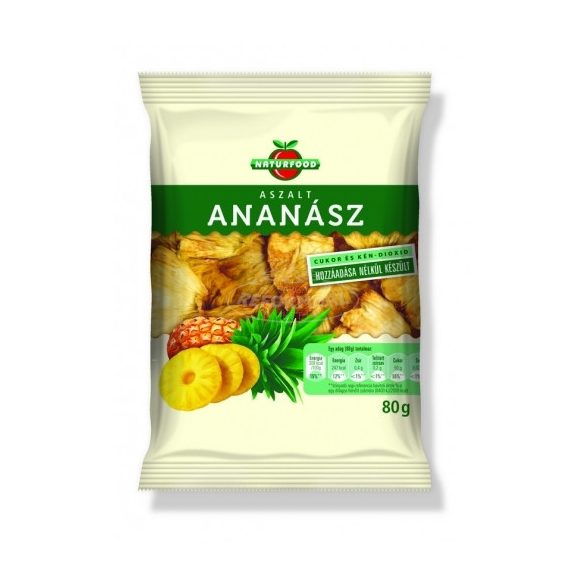 Naturfood Aszalt ananász natur 80g