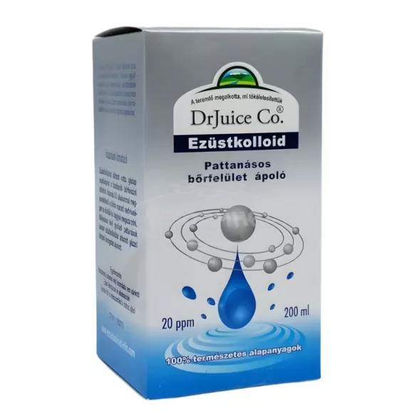 Dr.Juice Ezüstkolloid pattanásos bőrfelület ápoló 200ml