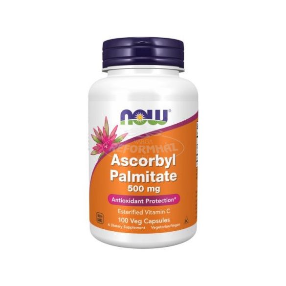 Now Ascorbyl palmitate C vitamin 500mg kapszula 100x