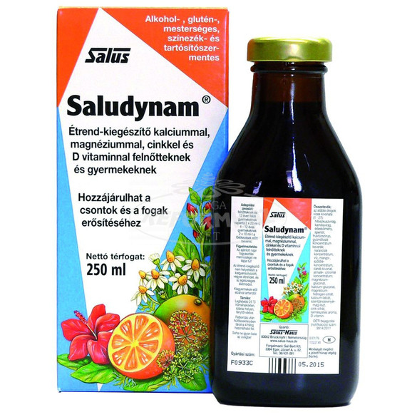 Salus Saludynam /kalcium-Mg-Cink-D-vitamin/ 250ml