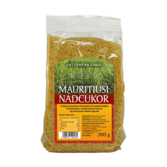 Interherb Gurman Nádcukor Mauriciusi 500g