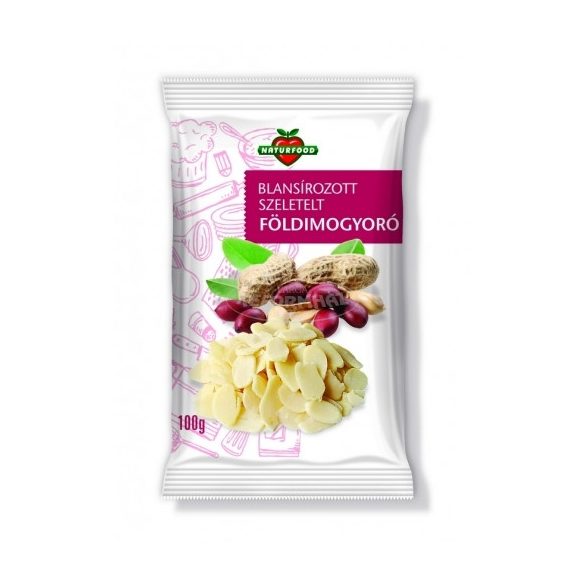 Naturfood Földimogyoró szeletelt 100g