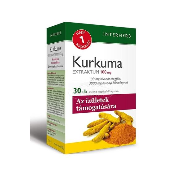 Interherb Napi 1 Kurkuma extraktum kapszula 30x