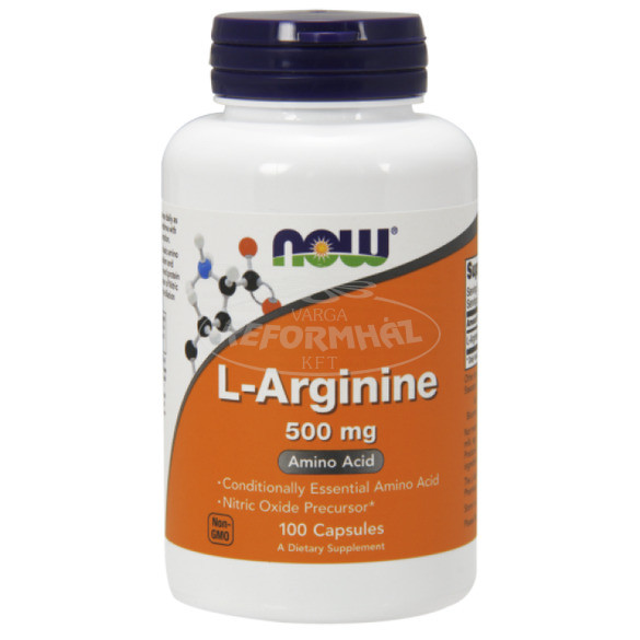 Now L-Arginine amino acid 500mg kapszula 100x