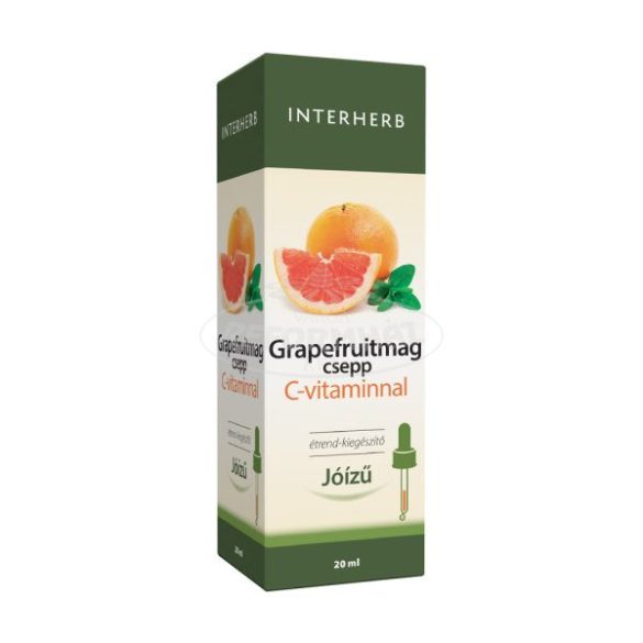 Interherb Grapefruit cseppek+C vital nem keserű 20ml