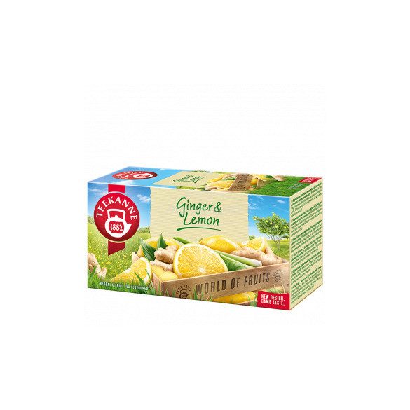 Teekanne gyümölcstea Ginger & Lemon 20x