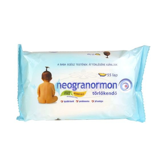 Neogranormon Baby törlőkendő 55x
