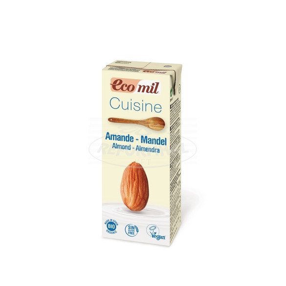 Ecomil bio mandula főzőalap, mandulakrém 200ml