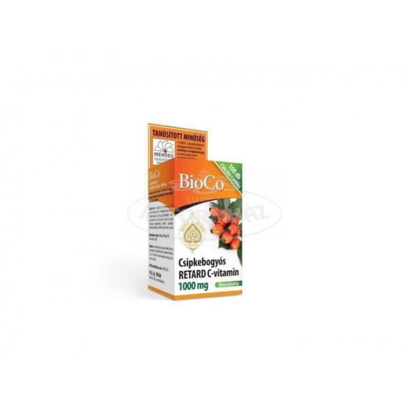 BioCo Csipkebogyós retard c vitamin 1000mg családi 100x