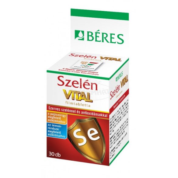 Béres Egészségtár Szelén Vital filmtabletta 30x