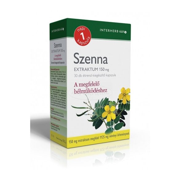 Interherb Napi 1 Szenna Extraktum kapszula 30x