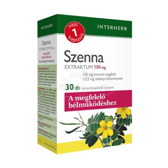 Interherb Napi 1 Szenna Extraktum kapszula 30x