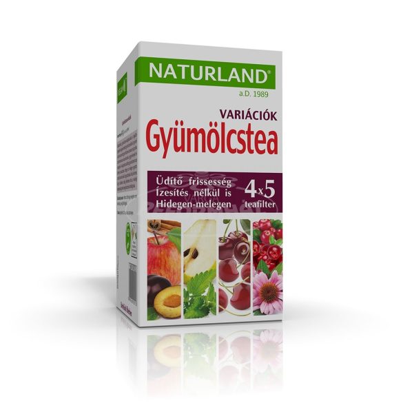 Naturland Gyümölcstea variációk 4x5x2g 20x