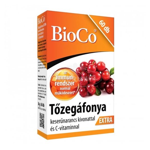 BioCo Tőzegáfonya Extra tabletta 60x