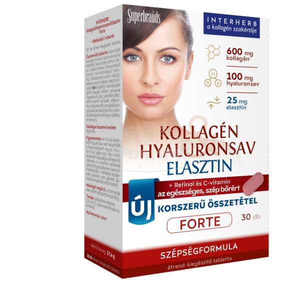 Interherb Kollagén Hyaluronsav Elasztin Forte tabletta 30x