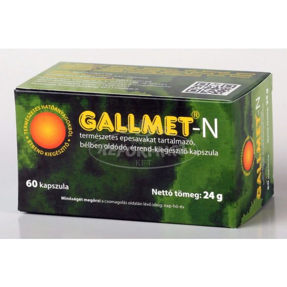 Gallmet-N természetes epesav kapszula 60x