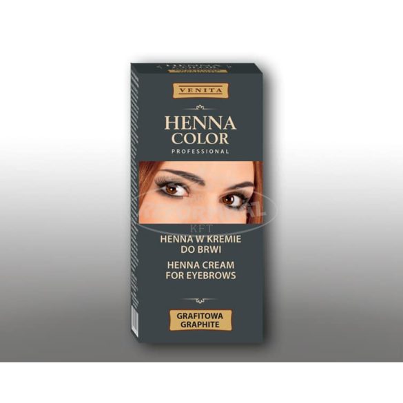 Henna Color szempilla és szemöldök krémfesték grafit 15g