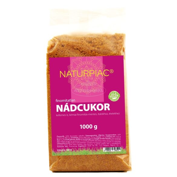 Naturpiac Nádcukor finomitatlan 1000g