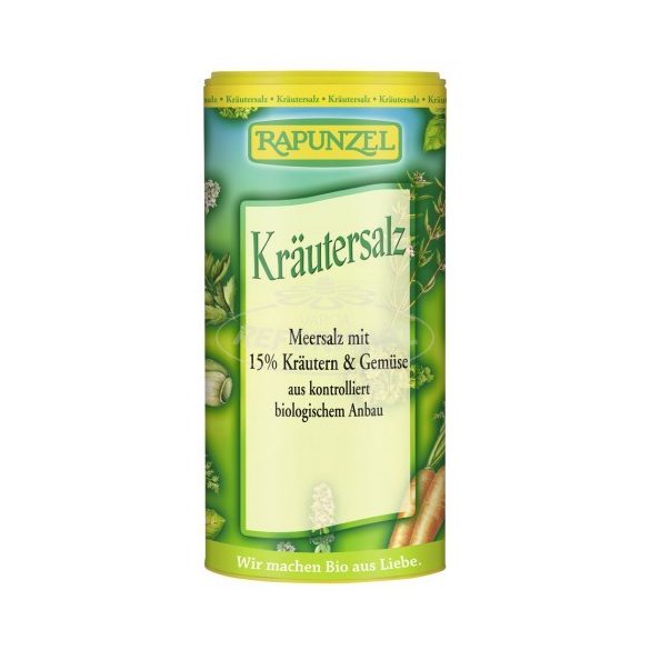 Rapunzel bio Zöldfűszersó szóródobozban 125g