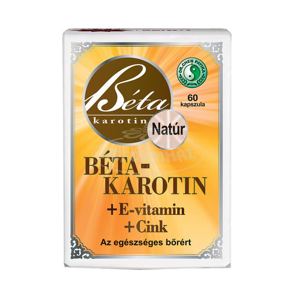 Dr.Chen Béta-karotin+E vitamin+cink kapszula 60x