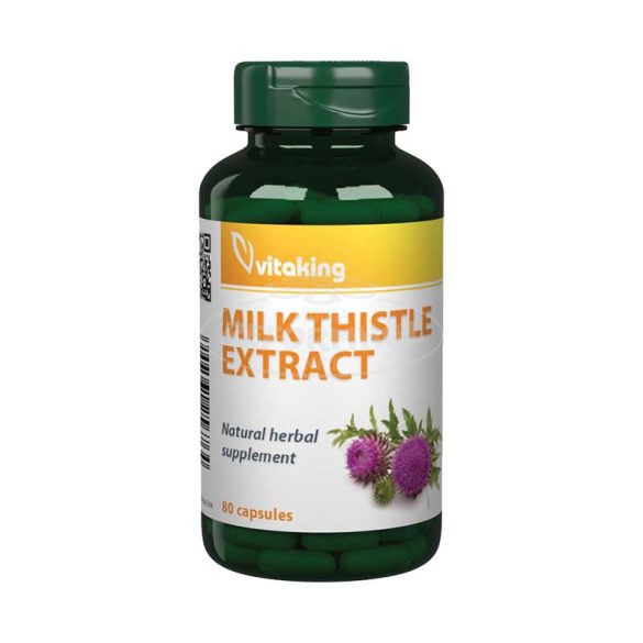 Vitaking Milk Thistle máriatövis extract kapszula 500mg 80x