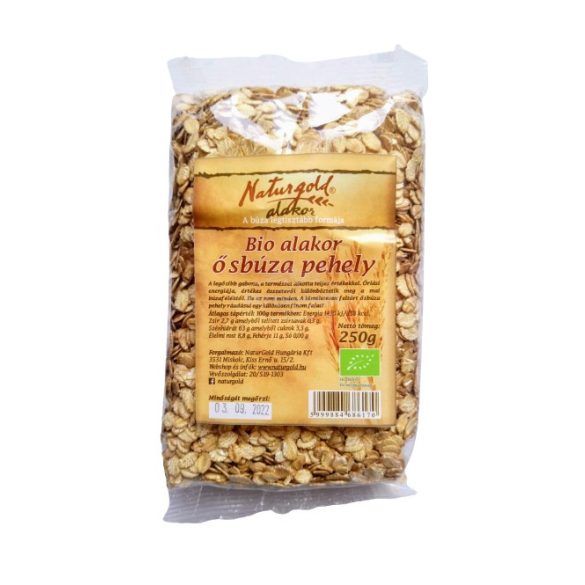 Naturgold bio alakor ősbúza pehely 250g