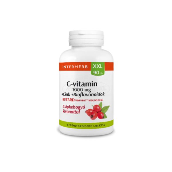 Interherb XXL C-vitamin+cink+bioflavonoid tabletta 90x