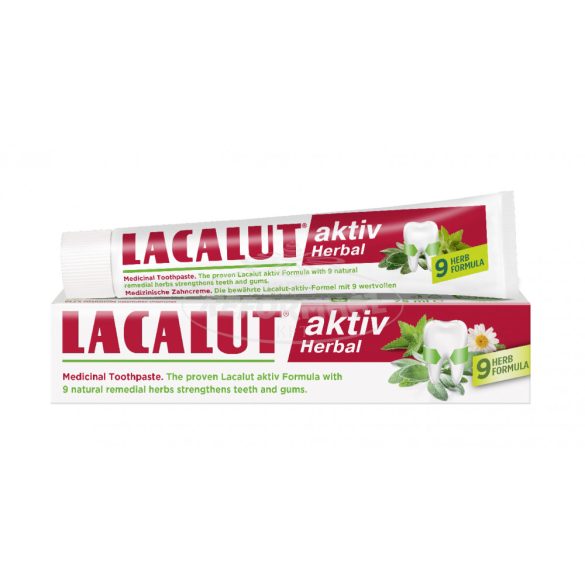 Lacalut aktív Herbal fogkrém 75ml