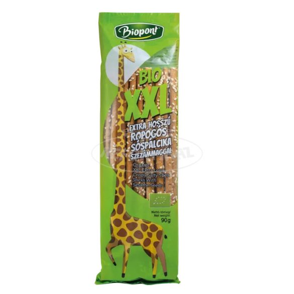 Biopont XXL extra hosszú ropogós pálca szezámos bio 90g