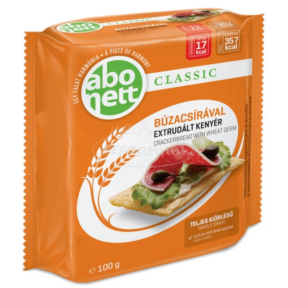 Abonett extrudált kenyér búzacsírás 100g