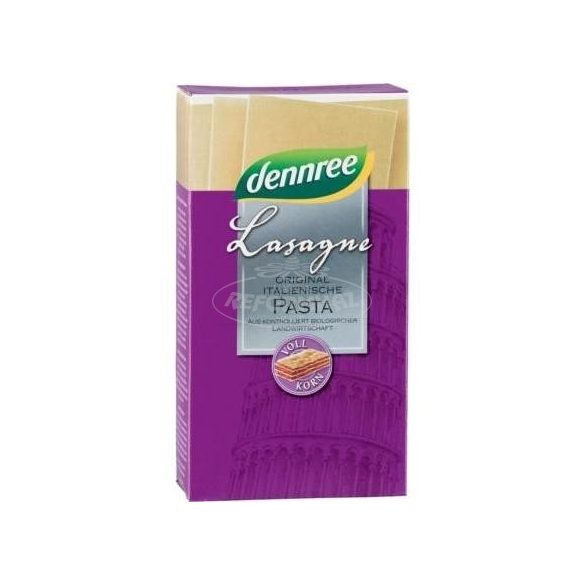 Dennree Pasta Durum bio Lasagne tészta 250g