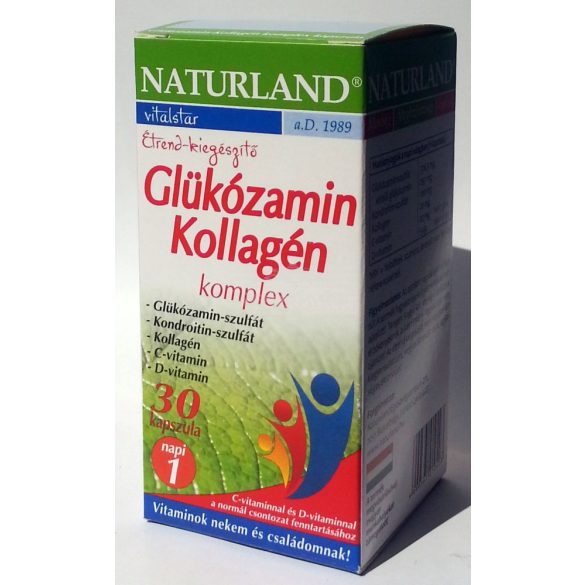 Naturland Glükozamin-Kollagén komplex kapszula 30x