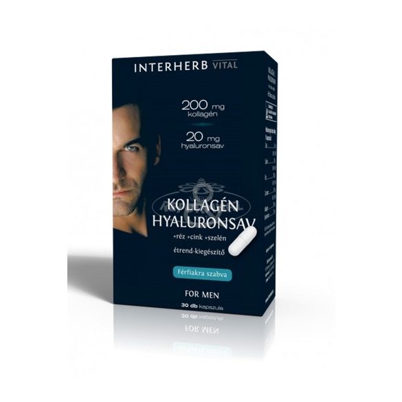 Interherb Kollagén Hyaluronsav For Men kapszula 30x