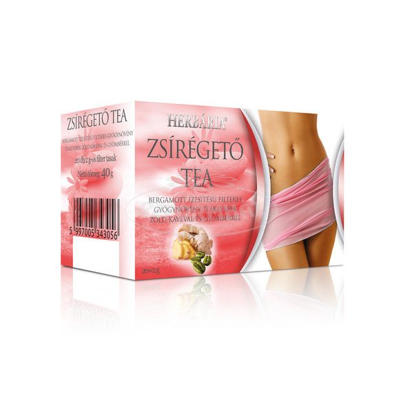 Herbária zsírégető tea filteres 20x2g 20x