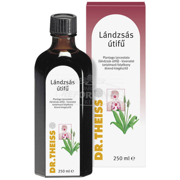 Dr Theiss Lándzsás útifű folyékony étrendkiegészítő 250ml