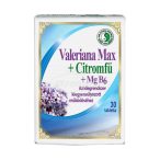 Dr.Chen Valeriana Max+Citromfű+MgB6 tabletta 30x