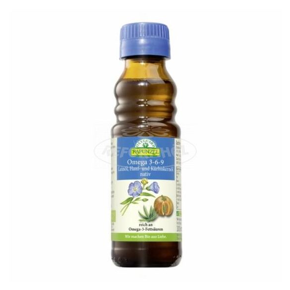 Rapunzel bio Omega 3-6-9 olajkeverék nativ 100ml