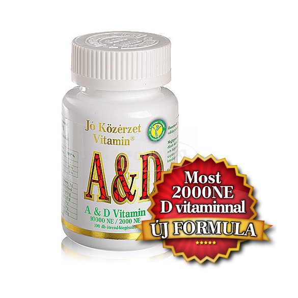 Jó közérzet A&D vitamin 10000NE/2000Ne lágyzs.kapszula 100x