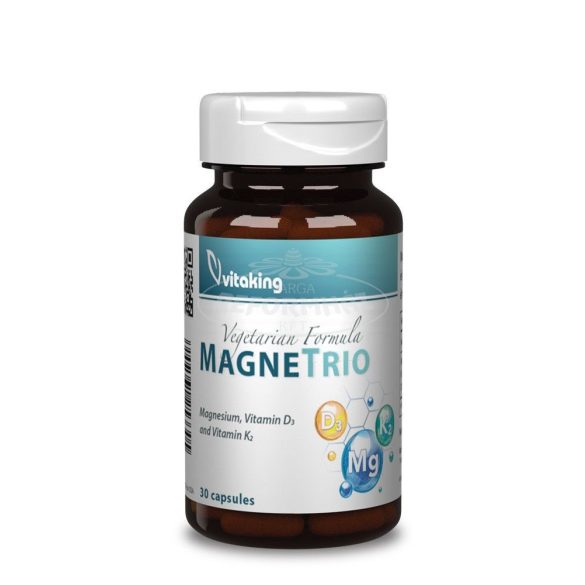 Vitaking MagneTrio kapszula Mg,D3,K2, 30x