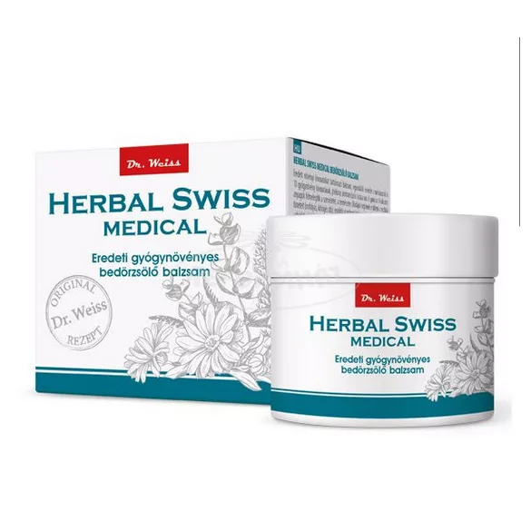 Herbal Swiss Medical mellkas bedörzsölő balzsam 75ml