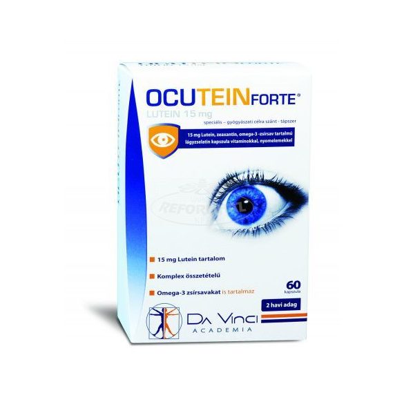 Ocutein Forte lutein 15mg spec.szemvédő kapszula 30x
