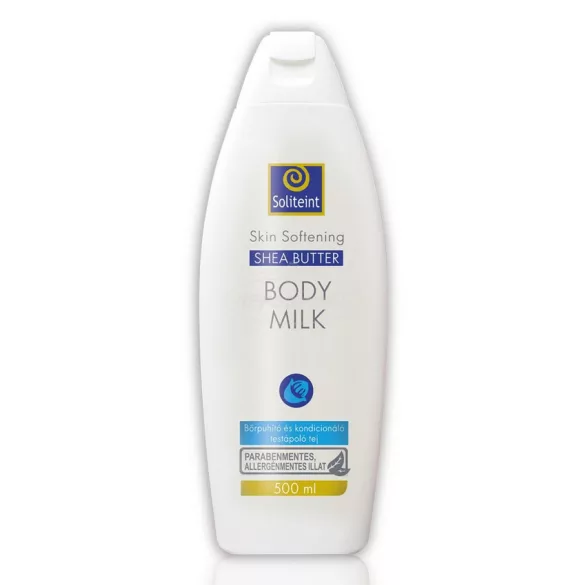 Soliteint testápoló tej Shea vaj bőrpuhító és kondicioná ló 500ml