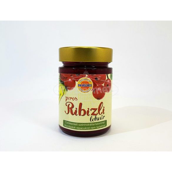 Dia-Wellness Piros ribizli lekvár 380g