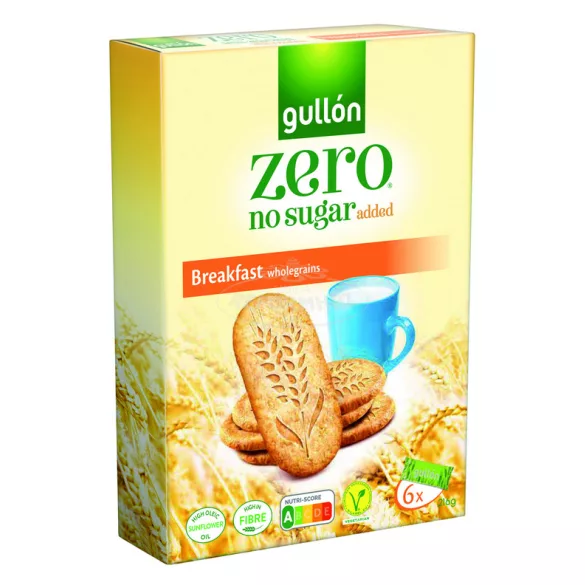 Gullon reggeliző keksz telj.kiőrl.gabonából édesítőszer. 216g