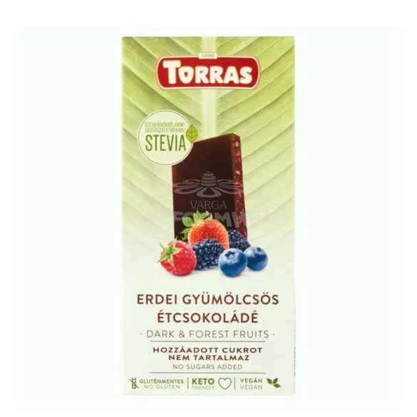 Torras erdei gyümölcsös étcsokoládé 125g