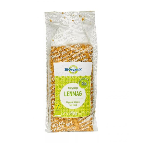 BiOrganik bio lenmag aranysárga 250g